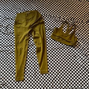 SET Active Olive Leggings